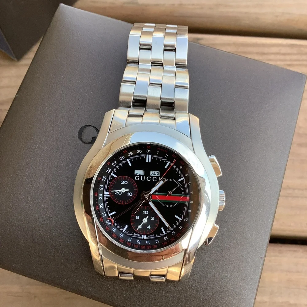 Mens GUCCI stands steel watch ⭐️NICE ONE⭐️